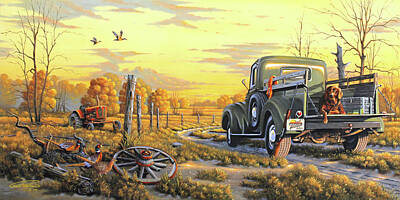 Old Tractor Paintings