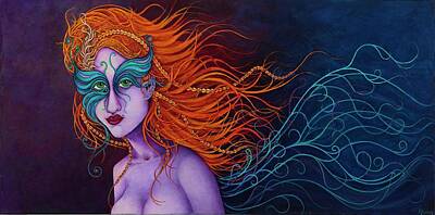  Painting - Psyche  by KarenElizabeth Balon