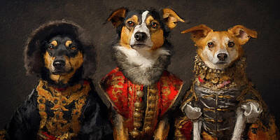 Nobility Dogs Digital Art