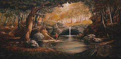 Kentucky Waterfall Paintings