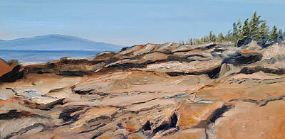  Painting - Schoodic Point by Susan E Hanna