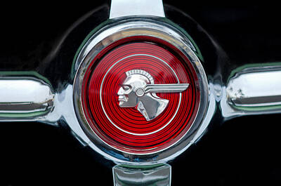 1951 Pontiac Streamliner Grille Emblem Art