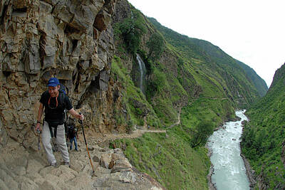 Designs Similar to A Trekker In West Nepal