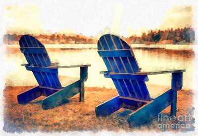 Designs Similar to Adirondack Chairs by the Lake