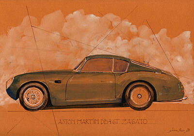 Aston Martin Original Artwork
