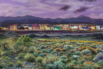 Las Vegas Lights Paintings