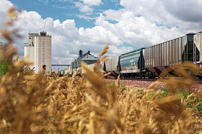 Designs Similar to Grain Elevators And Railway