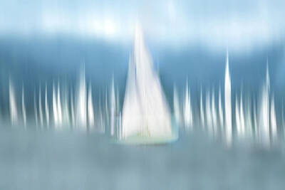 Impressionistic Sailboats Photos