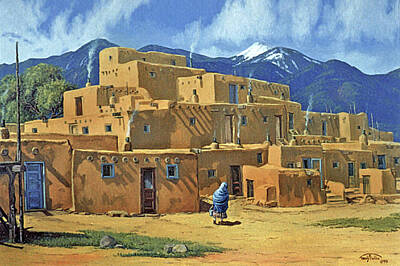 Taos Pueblo Art