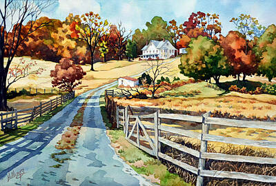 Rural Scene Original Artwork