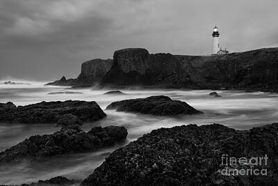 Light House In A Storm Art Prints