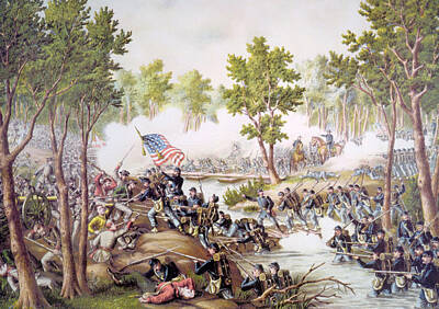 US American Civil War Battle of Spottsylvania Art Print 11x8 Inches