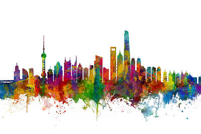 Designs Similar to Shanghai China Skyline #1