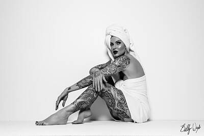  Photograph - Tattoo Towel Series by Billy Ward