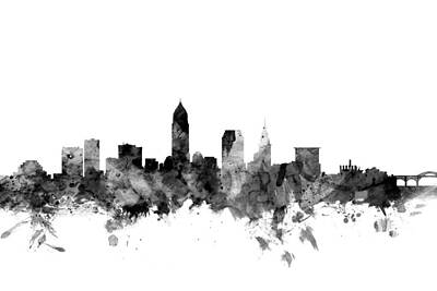 Designs Similar to Cleveland Ohio Skyline #4