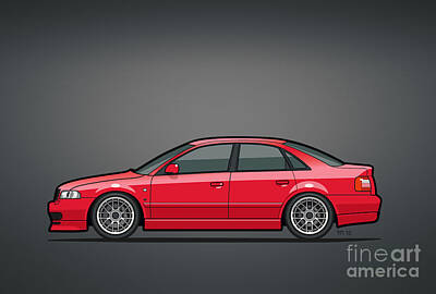 Audi - One Day Digital Art by Cars Merch - Fine Art America