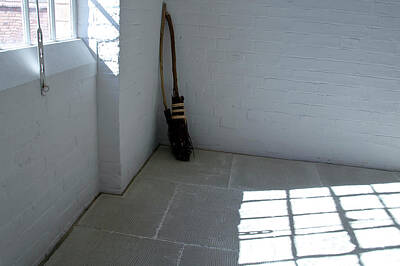  Photograph - Broom in a corner. by Elena Perelman