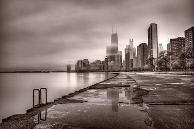 Designs Similar to Chicago Foggy Lakefront BW