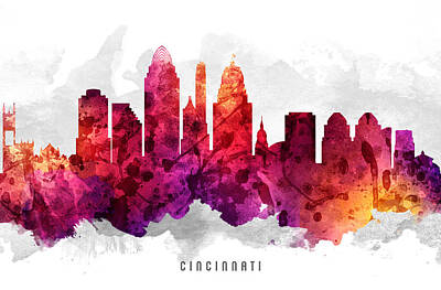 Designs Similar to Cincinnati Ohio Cityscape 14