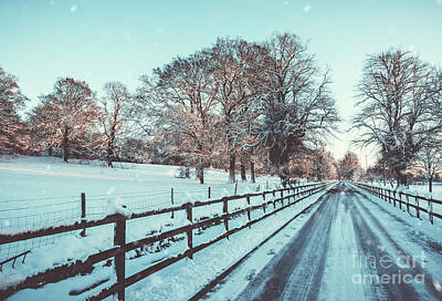 Designs Similar to Country Lane In Winter Snow
