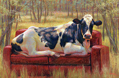 Black Cow Art Prints