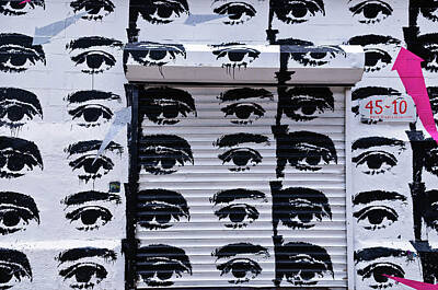  Photograph - Eyes Street Art by Louis Dallara