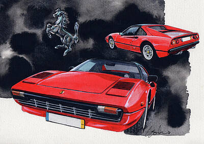 Ferrari 308 Art