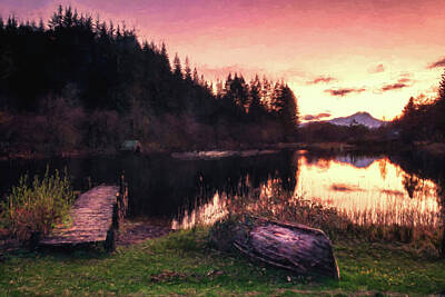  Photograph - Loch Ard sunset by Sam Smith Photography