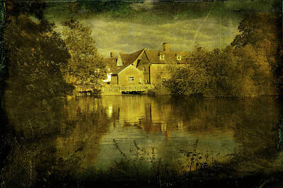  Photograph - A Vintage Styled Image Of Flatford Mill by Andrew David