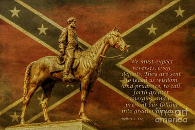 Confederate Monument Digital Art Prints