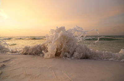  Photograph - Sand Splash by Jim Clark