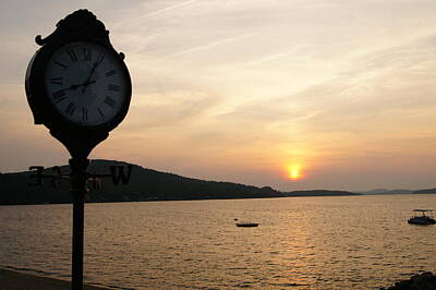  Photograph - Time for sunset by Happy Events  International