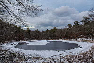  Photograph - Winter Pond by Roderick Breem