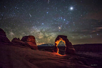Designs Similar to Delicate Arch and the Milky Way