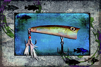 Thrill Of Bass Fishing Art Print by Mark Frost - Pixels Merch