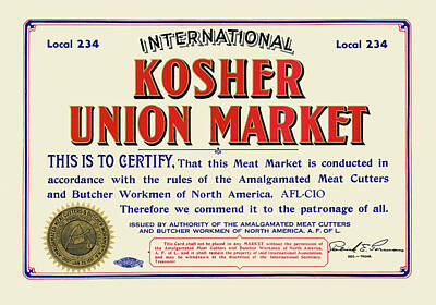 Kosher Meat Market Art