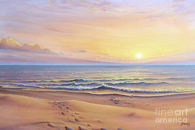  Painting - Morning Sea Breeze by Joe Mandrick
