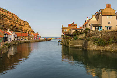  Photograph - Staithes harbour, Yorkshire by David Ross