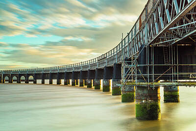  Photograph - Tay Rail Bridge 2 by Diarmid Weir