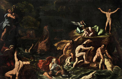 Designs Similar to The Flood by Antonio Carracci