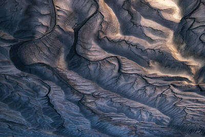 Aerial View Of Desert Art
