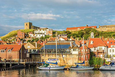  Photograph - Whitby harbour, Yorkshire by David Ross