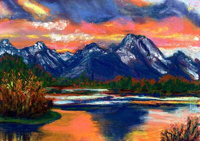  Painting - Wyoming by Laura Gabel