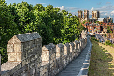  Photograph - York Minster and City Walls by David Ross