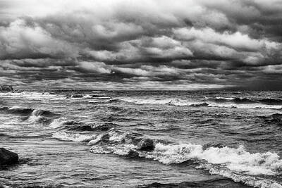  Photograph - A Rough Day in Michigan by Jeffrey Holbrook