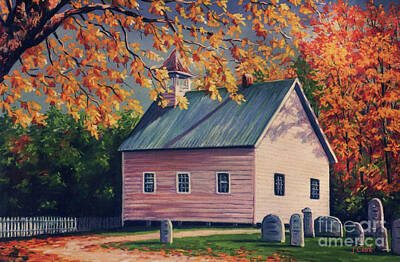 Cades Cove Church Art