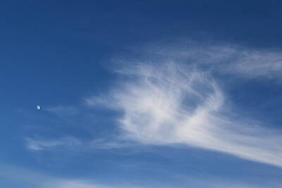  Photograph - Cool Cloud Little Moon by Gallery Of Hope