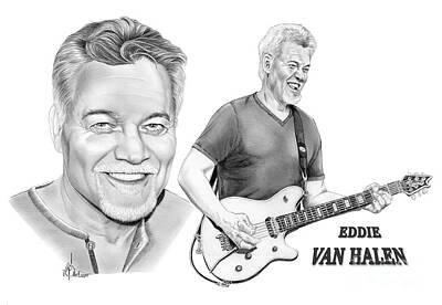 Van Halen Drawings Original Artwork