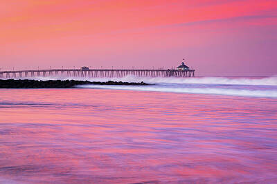  Photograph - Imperial Beach Pier Sunrise 02 by John Morris