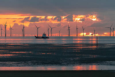  Photograph - Liverpool Bay Sunset by Liverpool Vista